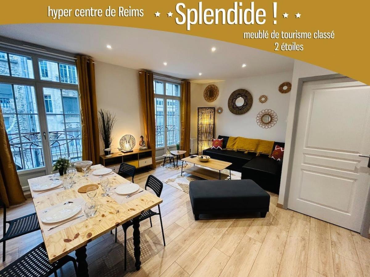 L'Etape Des Sacres Apartment Reims Bagian luar foto